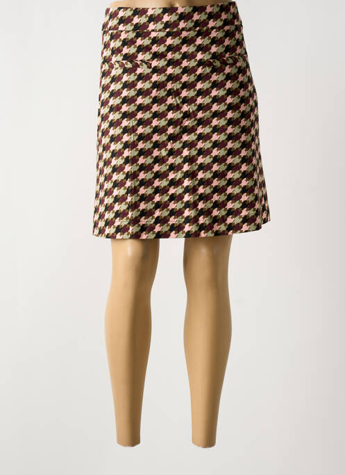 Fustă midi maro ZILCH femeie