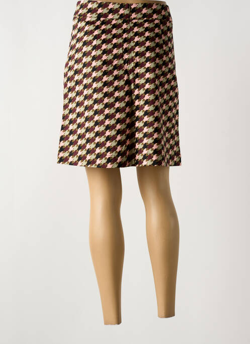 Fustă midi maro ZILCH femeie