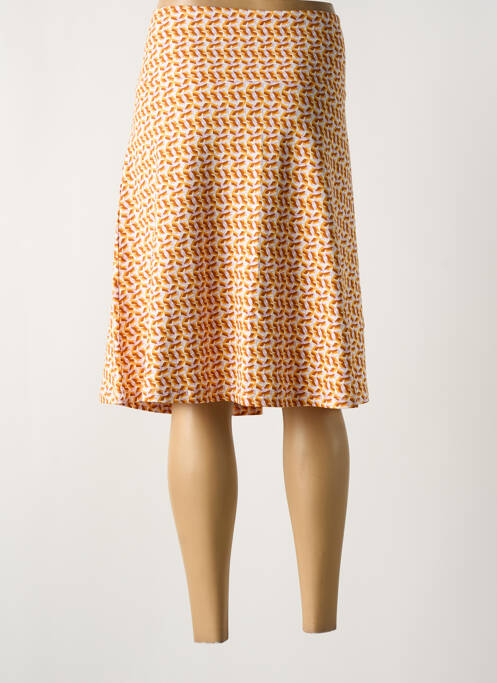 Fustă midi galben ZILCH femeie