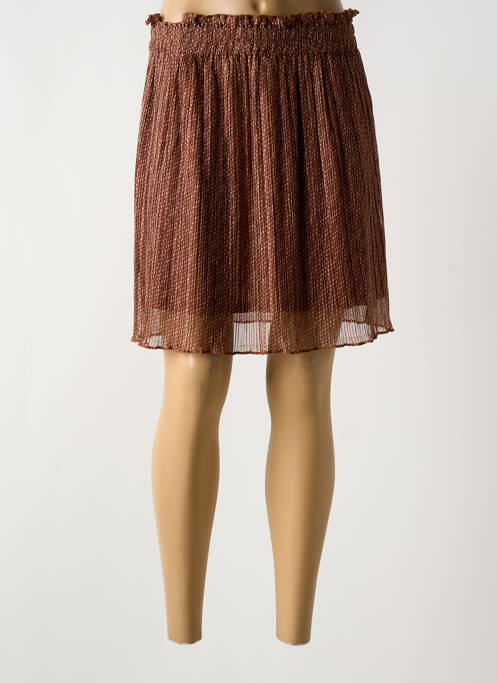 Fustă scurtă maro YAYA femeie