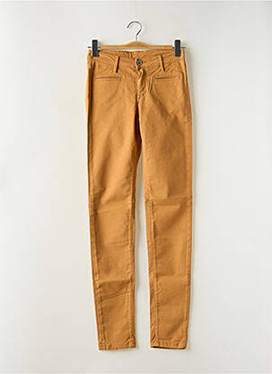 Blugi cu croială slim portocaliu DENIM STUDIO femeie