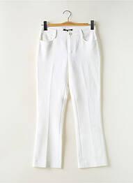 Pantalon evazat elasticitate alb DENIM STUDIO femeie