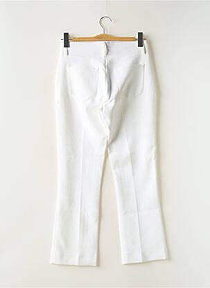 Pantalon evazat elasticitate alb DENIM STUDIO femeie