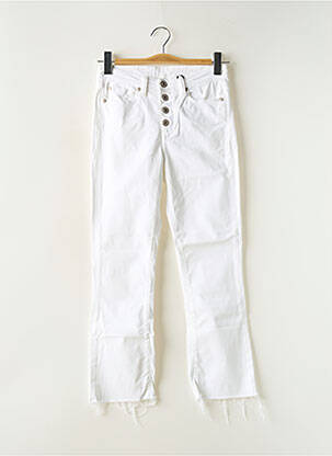 Blugi cu croială slim alb DENIM STUDIO femeie