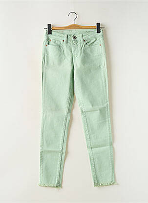 Blugi cu croială slim verde DENIM STUDIO femeie