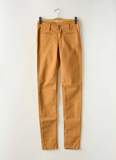 Blugi cu croială slim portocaliu DENIM STUDIO femeie