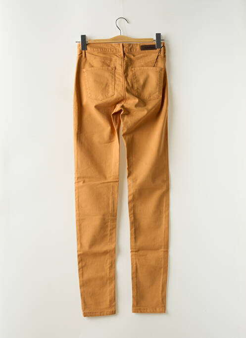 Blugi cu croială slim portocaliu DENIM STUDIO femeie