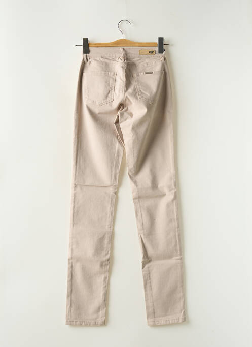 Blugi cu croială slim bej DENIM STUDIO femeie