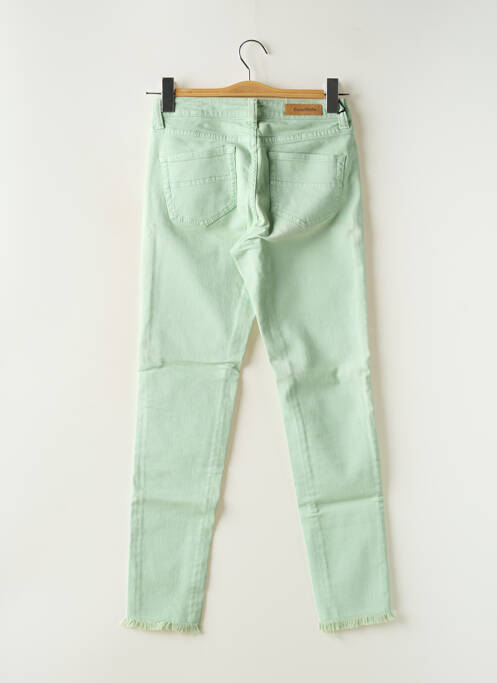 Blugi cu croială slim verde DENIM STUDIO femeie