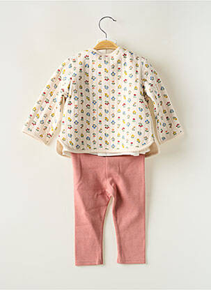 Set pantaloni mâneci lungi alb MAYORAL fată