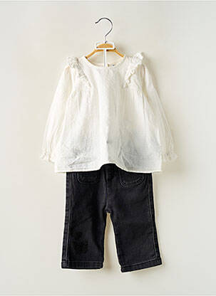 Set pantaloni alb LOSAN fată