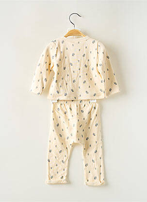 Set pantaloni talie elastică bej PETIT BATEAU băiat