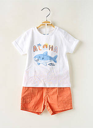 Set șort alb MAYORAL băiat