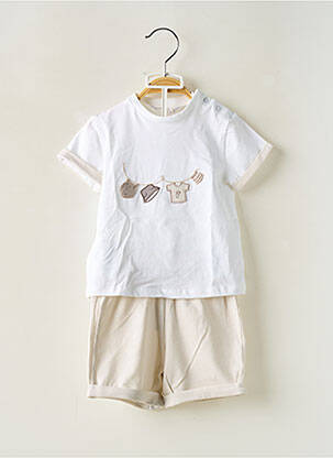 Set șort alb MAYORAL băiat
