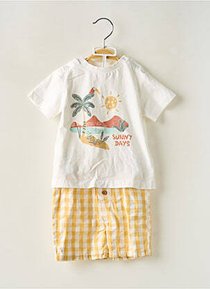 Set șort alb LOSAN băiat