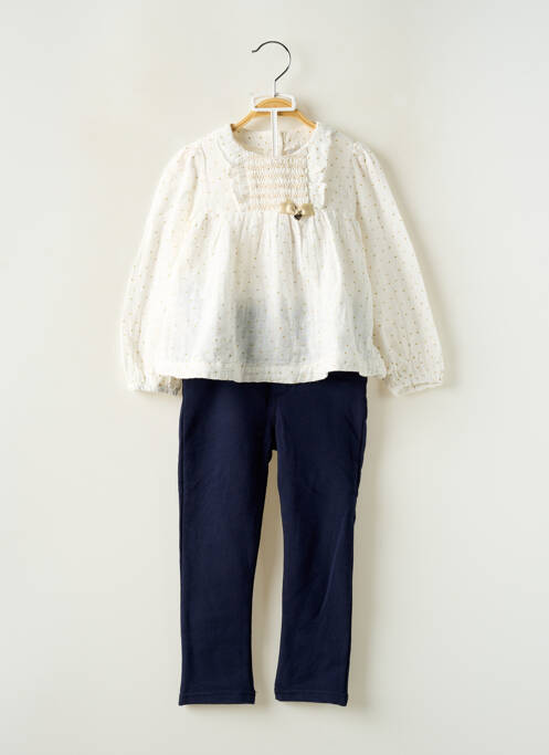 Set pantaloni alb MAYORAL fată