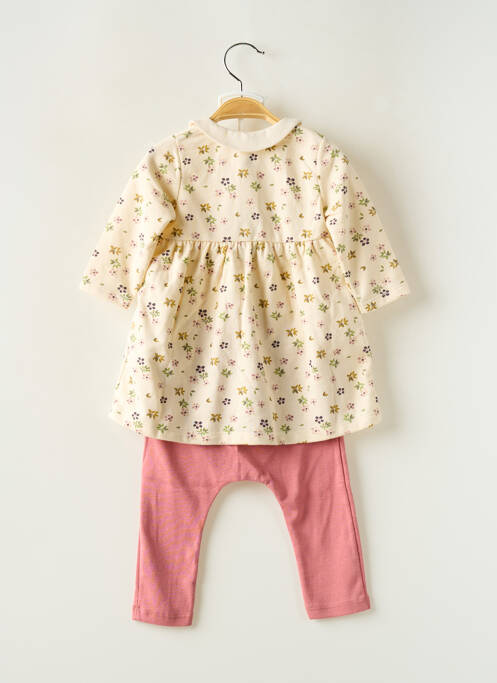 Set pantaloni bej PETIT BATEAU fată