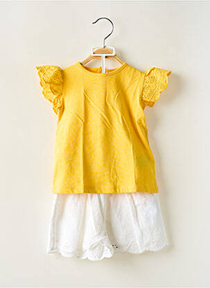Set șort galben LOSAN fată