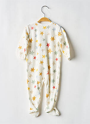 Pijama mâneci lungi alb PETIT BATEAU copil