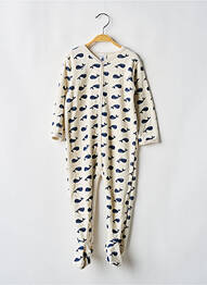Pijama închidere presată albastru PETIT BATEAU fille
