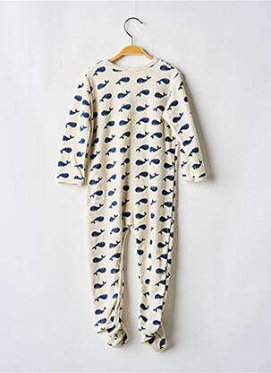 Pijama închidere presată albastru PETIT BATEAU fată