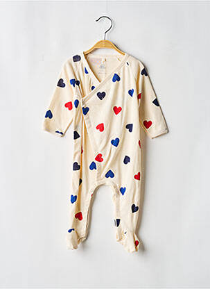Pijama imprimeu fantezie bej PETIT BATEAU copil