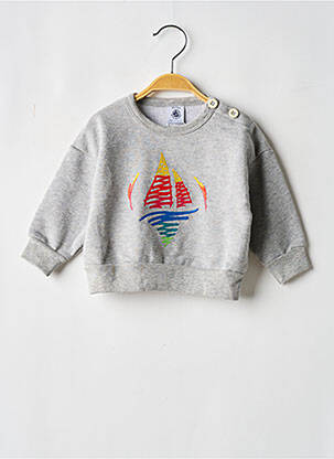 Hanorac mâneci lungi mâneci lungi gri PETIT BATEAU băiat