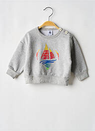 Hanorac mâneci lungi mâneci lungi gri PETIT BATEAU garcon