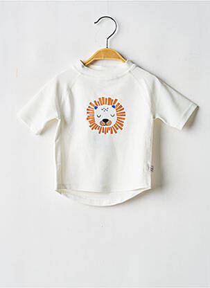 Top de baie serigrafie alb LÄSSIG fată