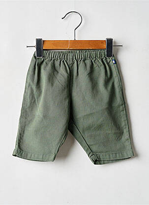 Pantalon drept buzunare talie elastică verde PETIT BATEAU băiat