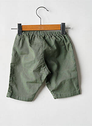 Pantalon drept buzunare talie elastică verde PETIT BATEAU băiat