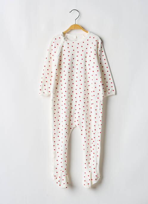 Pijama alb PETIT BATEAU fată
