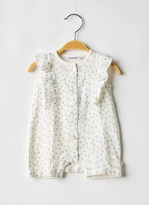 Salopetă scurtă alb NOUKIE'S fată