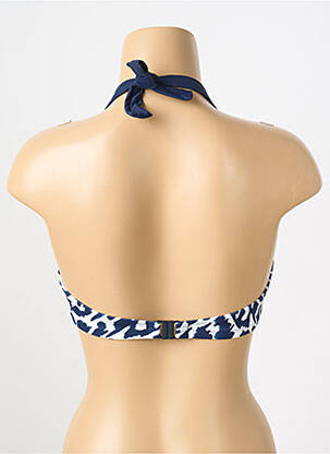 Sutien de costum de baie elasticitate sutien balconet cu decolteu înalt albastru FANTASIE femeie