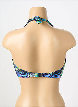 Sutien de costum de baie elasticitate top sutien modelat albastru FANTASIE femeie