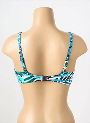 Sutien de costum de baie elasticitate sutien balconet cu decolteu înalt albastru FANTASIE femeie