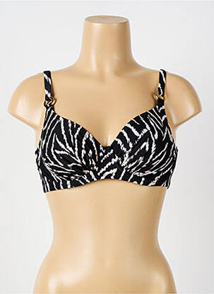 Sutien de costum de baie bretele elastice reglabile negru FANTASIE femeie