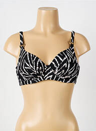 Sutien de costum de baie bretele elastice reglabile negru FANTASIE femme