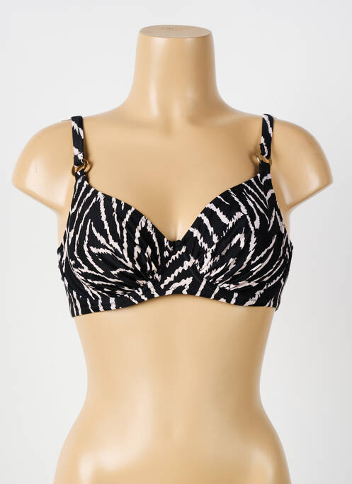 Sutien de costum de baie bretele elastice reglabile negru FANTASIE femme