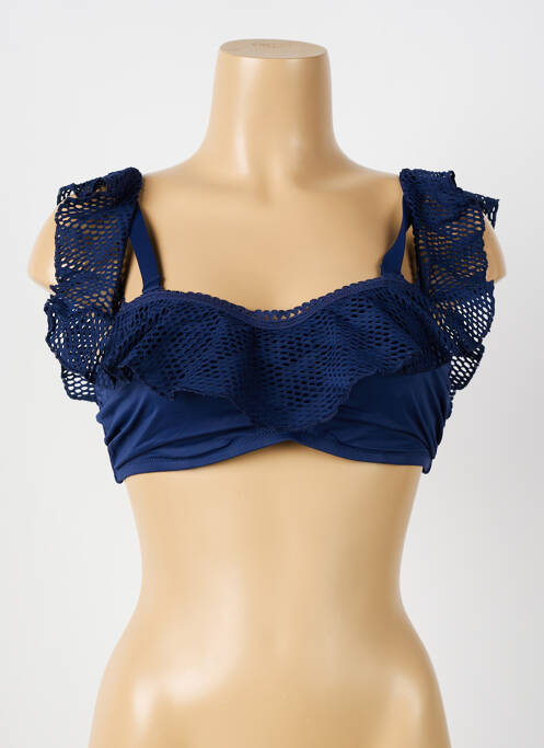 Sutien de costum de baie albastru închis FANTASIE femeie