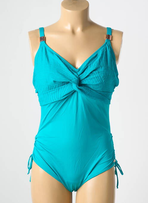 Costum de baie dintr-o singură piesă albastru FANTASIE femeie