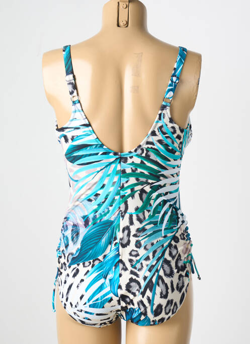 Costum de baie dintr-o singură piesă albastru FANTASIE femeie