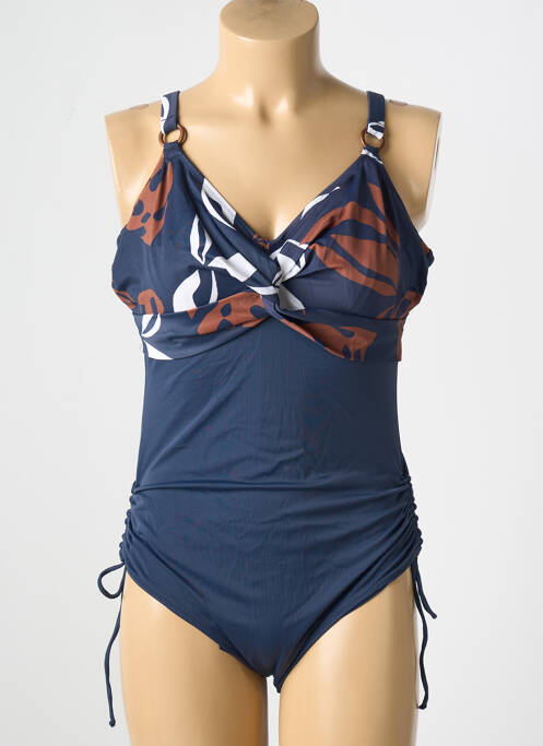 Costum de baie dintr-o singură piesă albastru FANTASIE femeie