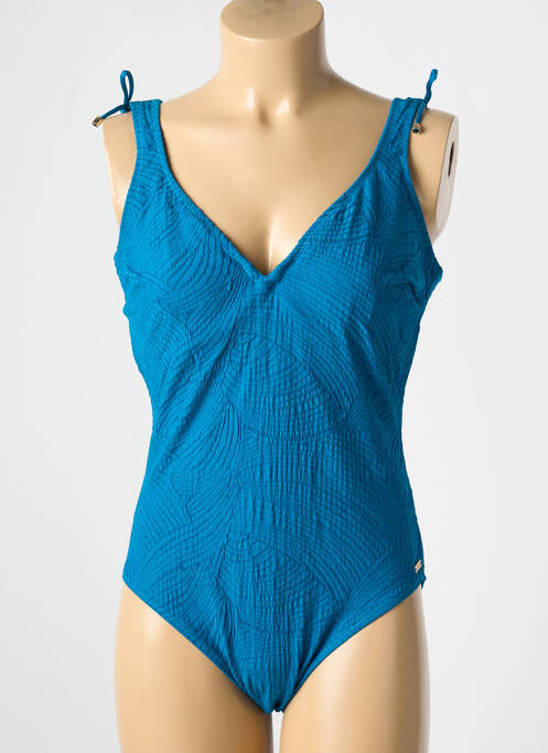 Costum de baie dintr-o singură piesă albastru FANTASIE femeie