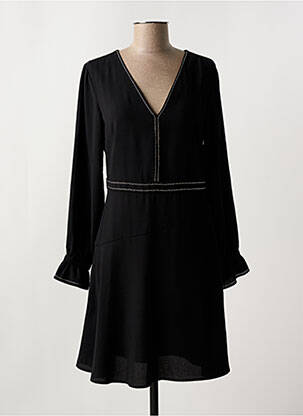 Rochie scurtă croială fluidă mâneci lungi negru LIU  JO femeie
