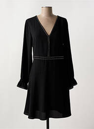 Rochie scurtă croială fluidă mâneci lungi negru LIU  JO femme