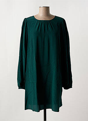 Rochie midi croială fluidă mâneci lungi verde IDANO femeie