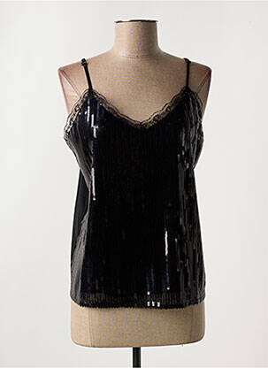 Top negru CREAM femeie