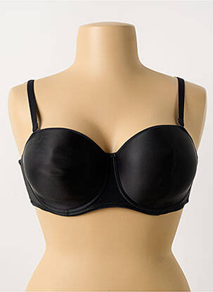 Sutien cu armatură top bentiță negru FANTASIE femeie
