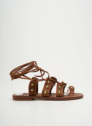 Șlapi maro VIRGINIE DARLING femeie